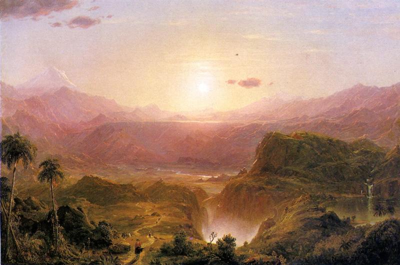 Frederic Edwin Church Andes of Ecuador oil painting image